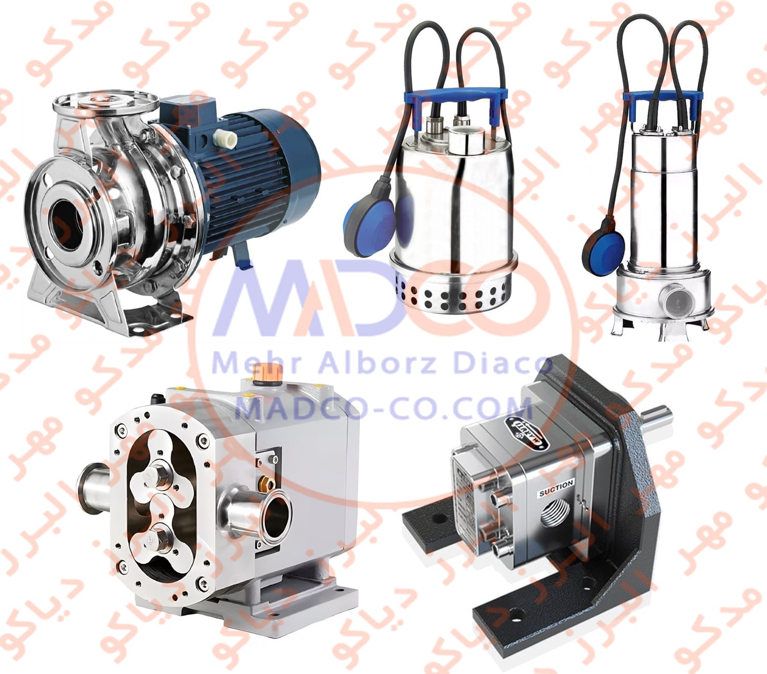 انواع پمپ های استیل در صنایع غذایی