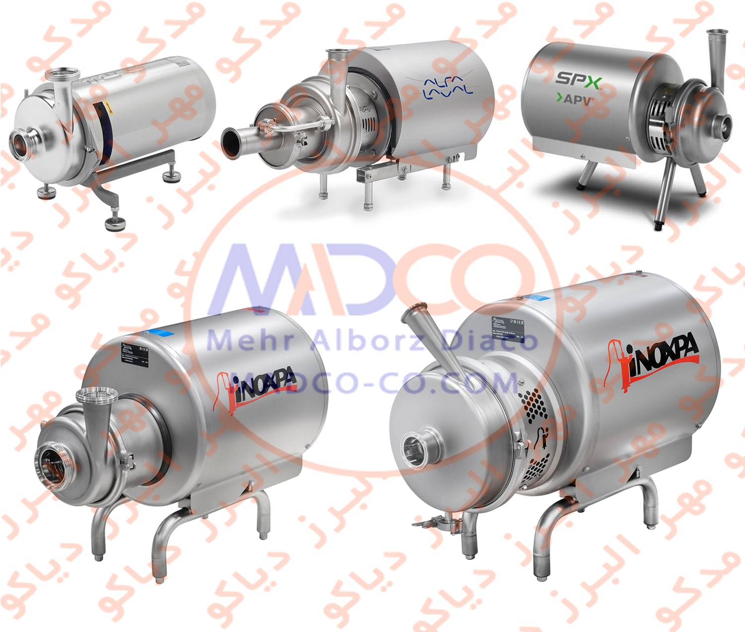 پمپ های استیل صنایع غذایی